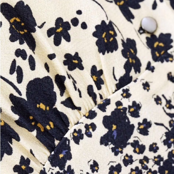 ba&sh ‘Martha’ Floral Print Blouse NWT XS - Picture 2 of 5